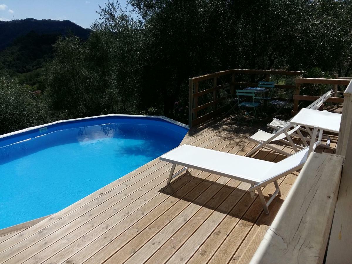 Valuable Rustic Tuscan Swimming Pool, Breathtaking View Of Camaiore Eksteriør billede