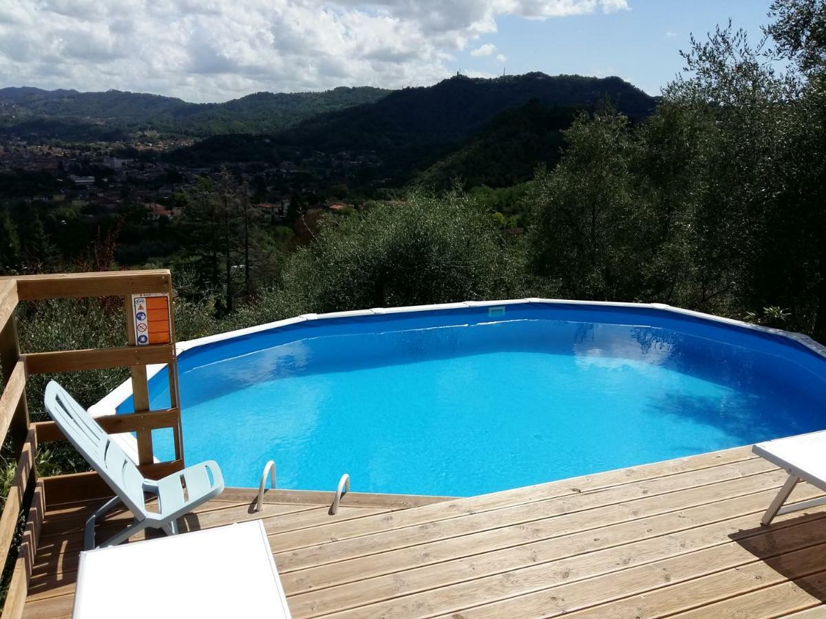 Valuable Rustic Tuscan Swimming Pool, Breathtaking View Of Camaiore Eksteriør billede